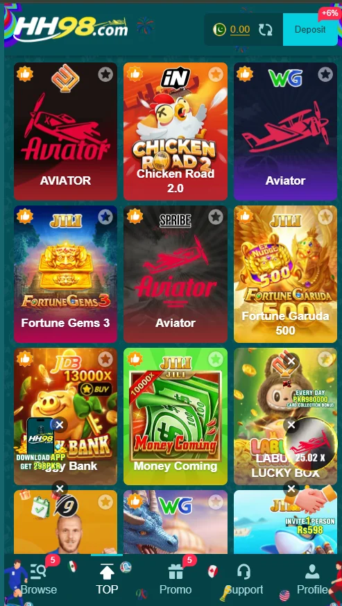 hh98 game download steps