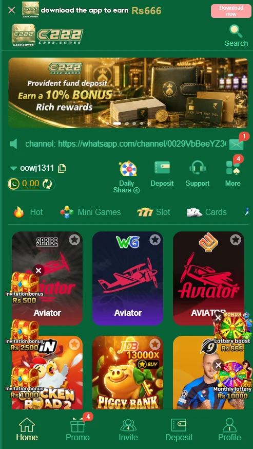 c222 game user interfcae