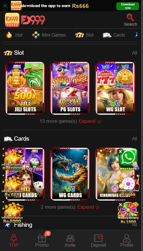 fd999 game categories